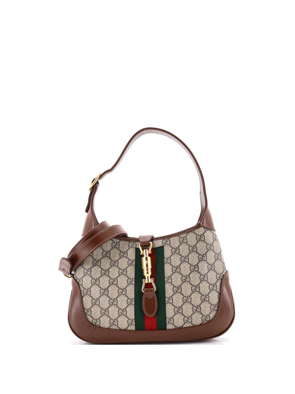 Gucci Jackie Hobo Gg Coated Canvas #313441G22B